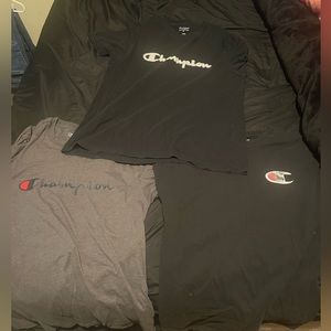 3 champion t-shirts